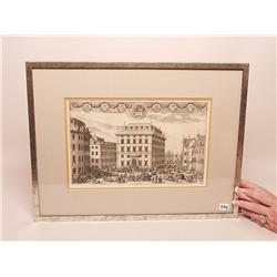 Antique Engraving Banco  W. Buidde