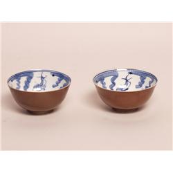 Chineser Antique Porcelain Wine Cups