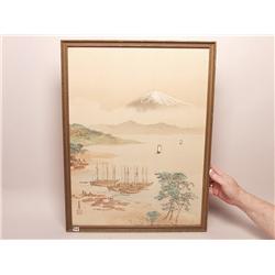 Japanese Watercolour on Silk