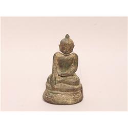 Antique Burmese Gilt Bronze Buddha