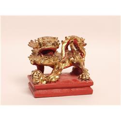 Antique Chinese Temple Guardian