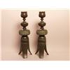 Image 1 : Chinese Bronze Temple Candle Stands