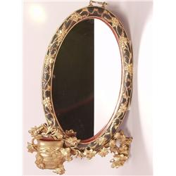 Antique Chinoisserie Carved Wood Frame