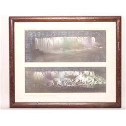 Vintage Photograph Frozen Niagara Falls