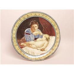 Frederick Rhead Painted Charger