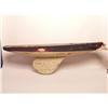 Image 1 : Model Sailboat with Stern And Bow Labels