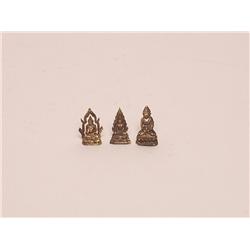 Three Chinese Bronze Figures