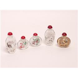 Chinese Authentic Glass Crystal Snuffs