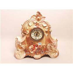 Antique Porcelain Mantle Clock