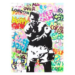 Nastya Rovenskaya- Original Oil on Canvas "Muhammad Ali"