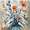 Image 2 : "Thistle Rose and a Day Lily" Limited Edition Lithograph by Edna Hibel (1917-2014), Numbered and Han