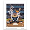 Image 1 : "At the Plate (Yankees)" Numbered Limited Edition Giclee from Warner Bros. with Certificate of Authe