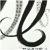 Image 3 : Wyland, "Octopus" Original Sumi Ink Painting, Hand Signed with Certificate of Authenticity.