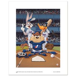  At the Plate (Expos)  Numbered Limited Edition Giclee from Warner Bros. with Certificate of Authent