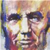 Image 2 : "Abe" Limited Edition Giclee on Canvas by Stephen Fishwick, Numbered and Signed with COA. This piece