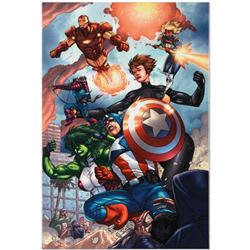 Marvel Comics  Avengers #84  Numbered Limited Edition Giclee on Canvas by Scott Kolins with COA.