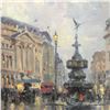 Image 2 : Thomas Kinkade (1958-2012), "Piccadilly Circus" Limited Edition Offset Lithograph, Numbered and Sign