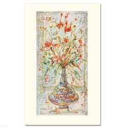  Poinciana Blossoms  Limited Edition Serigraph by Edna Hibel (1917-2014), Numbered and Hand Signed w