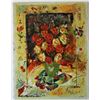 Image 1 : Sergey Kovrigo- Original Serigraph on Paper "Red Bouquet"
