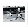 Image 1 : "Pete Rose Diving" Archival Photograph Taken on July 30, 1972, Autographed by Pete Rose with Certifi