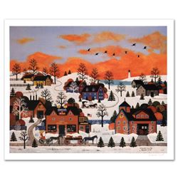 "A Sunset Long Ago" Limited Edition Lithograph by Jane Wooster Scott, Numbered and Hand Signed with 