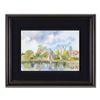Image 1 : Martin Goode (1932-2002), "The Priory, Church on the River Frome, Wareham" Framed Original Watercolo