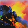 Image 2 : Thomas Leung, "Lava Decent" Hand Embellished Limited Edition on Canvas, Numbered 82/100 and Hand Sig