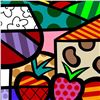 Image 2 : Romero Britto "Toast To Life" Hand Signed Limited Edition Giclee on Canvas; COA