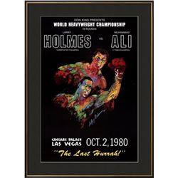 LeRoy Neiman "Holmes vs. Ali" Custom Framed