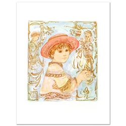  Todd  Limited Edition Lithograph by Edna Hibel (1917-2014), Numbered and Hand Signed with Certifica