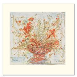  Summer's End  Limited Edition Serigraph by Edna Hibel (1917-2014), Numbered and Hand Signed with Ce