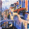 Image 2 : "Magic of Venice III" Limited Edition Hand Embellished Giclee on Canvas by Howard Behrens (1933-2014