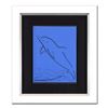 Image 1 : Wyland, "Dolphin" Framed Original Sketch, Hand Signed with Certificate of Authenticity.