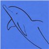 Image 2 : Wyland, "Dolphin" Framed Original Sketch, Hand Signed with Certificate of Authenticity.