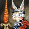 Image 2 : Chuck Jones "Bunny Prince Charlie" Hand Signed Limited Edition Fine Art Stone Lithograph.