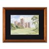 Image 1 : Martin Goode (1932-2002), "Riber Castle, Derbyshire" Framed Original Watercolor Painting, Hand Signe