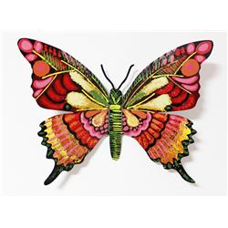 Patricia Govezensky- Original Painting on Cutout Steel "Butterfly LXXXIX"