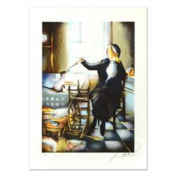 Raymond Poulet,  Spinning  Limited Edition Lithograph, Numbered and Hand Signed.