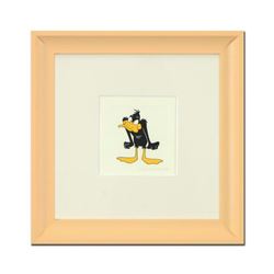 "Daffy Duck (Angry)" Framed Limited Edition Etching with Hand-Tinted Color and Numbered.