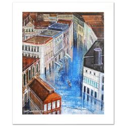 "Jewel Canal" Limited Edition Giclee on Canvas by Alex Zwarenstein, Numbered and Hand Signed with Ce