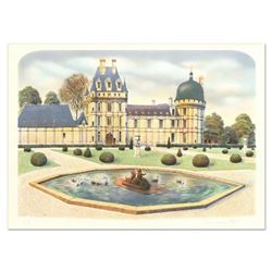 Rolf Rafflewski,  Chateau de Valencay  Limited Edition Lithograph, Numbered and Hand Signed.