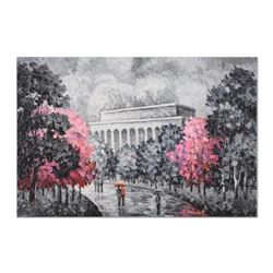 Alexander Antanenka, "Monumental Cherry Blossoms" Original Oil Painting on Canvas, Hand Signed with 