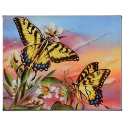  Tiger Swallowtail  Limited Edition Giclee on Canvas by Martin Katon, Numbered and Hand Signed with 