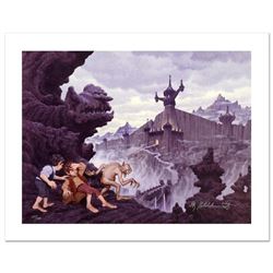 "City Of The Ringwraiths" Limited Edition Giclee on Canvas by The Brothers Hildebrandt. Numbered and