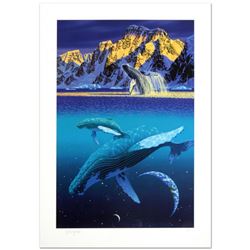  The Humpback's World  Limited Edition Serigraph by William Schimmel, Numbered and Hand Signed by th