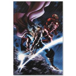 Marvel Comics "Thor #80" Numbered Limited Edition Giclee on Canvas by Steve Epting with COA.