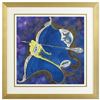 Image 1 : Lu Hong, "Sagittarius" Framed Limited Edition Giclee, Numbered and Hand Signed with COA.