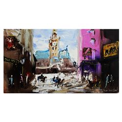 Shalva Phachoshvili- Original Oil on Canvas  Main Square 