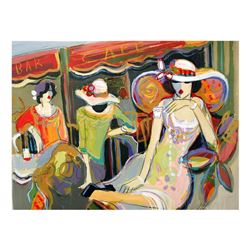 Isaac Maimon, "Carrying Your Heart with Me" Original Acrylic Painting, Hand Signed with Certificate 