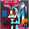 Image 1 : Mark Kostabi "Embracing The Future" Original Serigraph